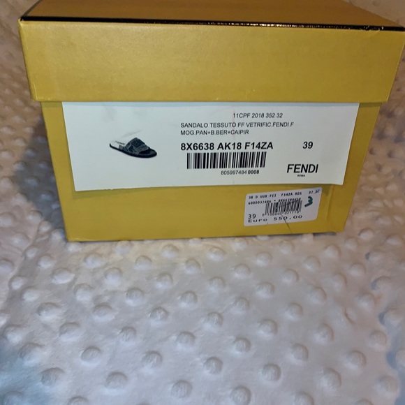 *AUTHENTIC* FENDI MANIA SLIDES - Picture 4 of 7